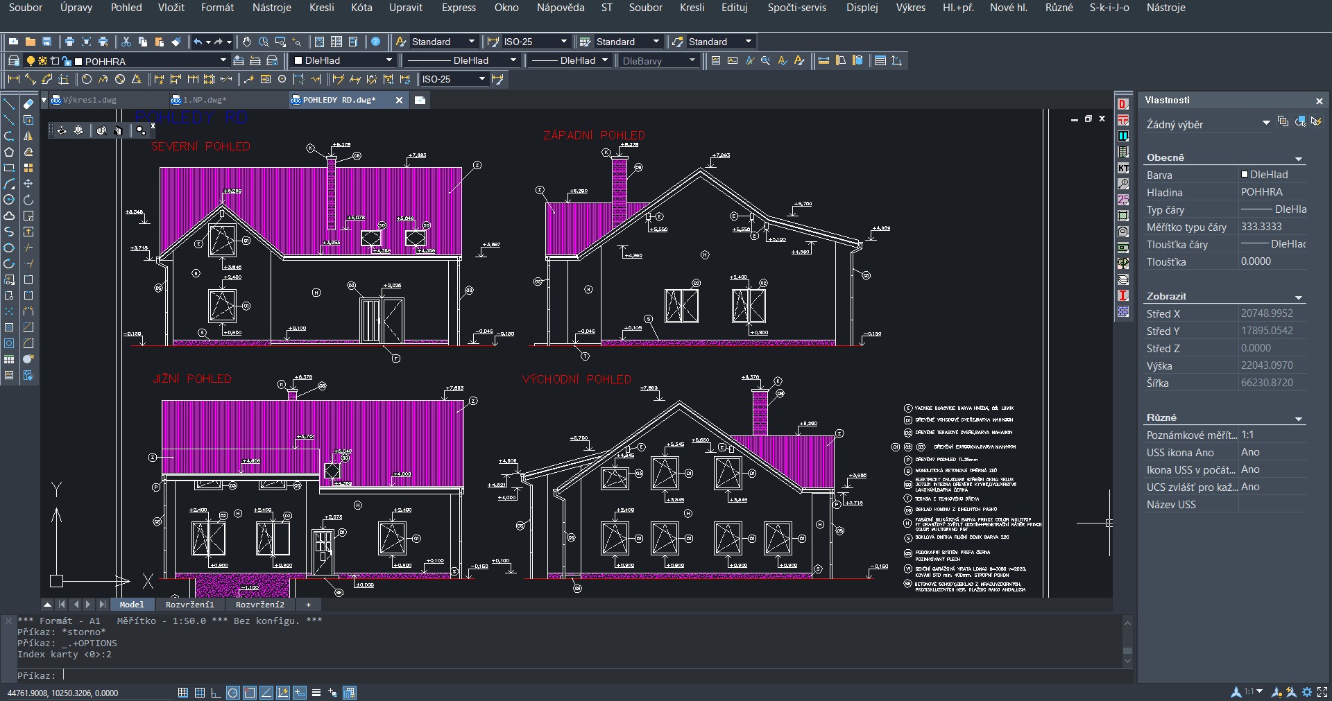 ZWCAD Anotácie a parametrika